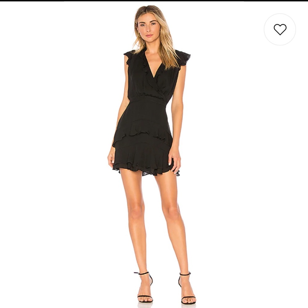 NWT Parker Tangia Black Silk Dress, size 10 - Picture 2 of 9